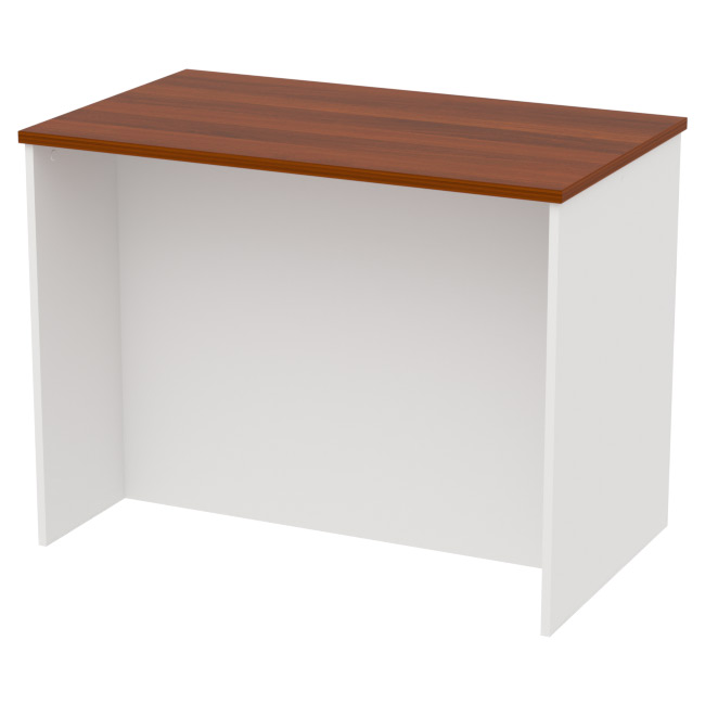 Переговорный стол СТСЦ-45 цвет Белый+Орех 100/60/76 см