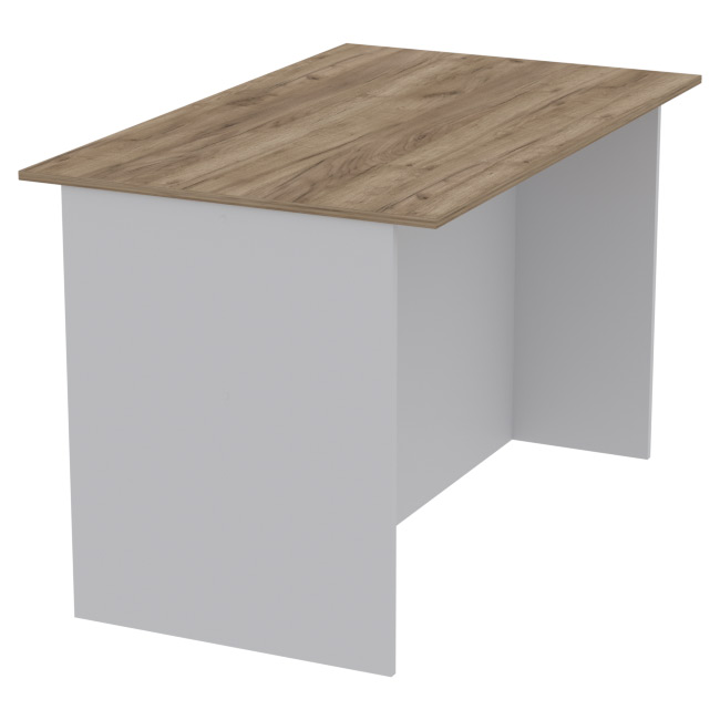 Переговорный стол  СТСЦ-4 цвет Серый+Дуб Крафт 120/73/75,4 см