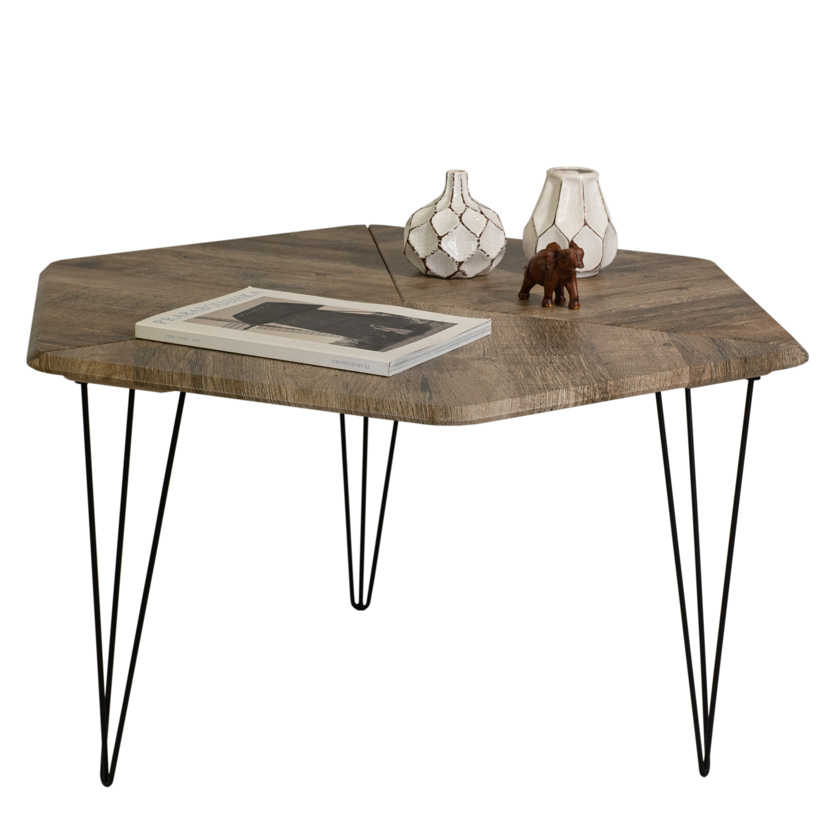 Стол журнальный BeautyStyle 23 дуб крымский состаренный/черный