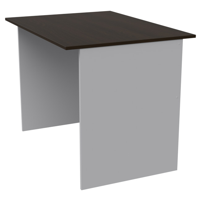Офисный стол СТ-2 цвет Серый+Венге 100/73/75,4 см