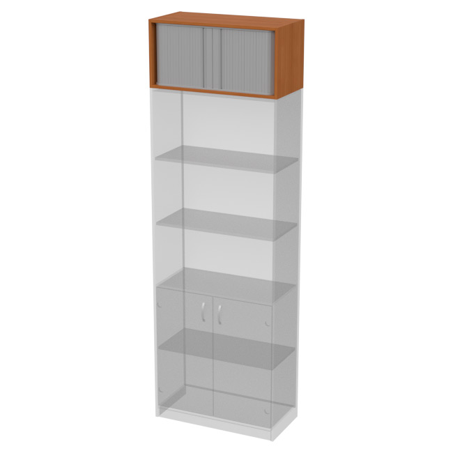 Антресоль АН-04 цвет Вишня Оксфорд 77/37/38 см