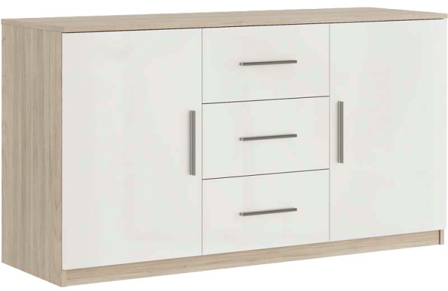 Креденция с ящиками ASTI AST33941721 Вяз/белый