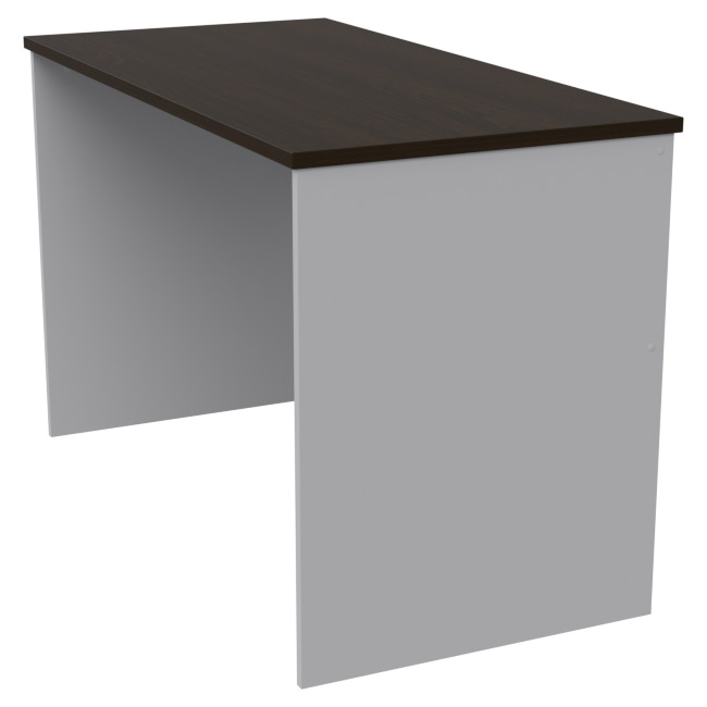 Офисный стол СТ-47 цвет Серый+Венге 120/60/76 см
