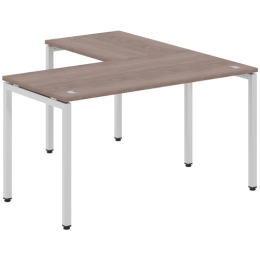 Стол офисный угловой XTEN-S XSCT 1415 Алюминий Дуб Сонома