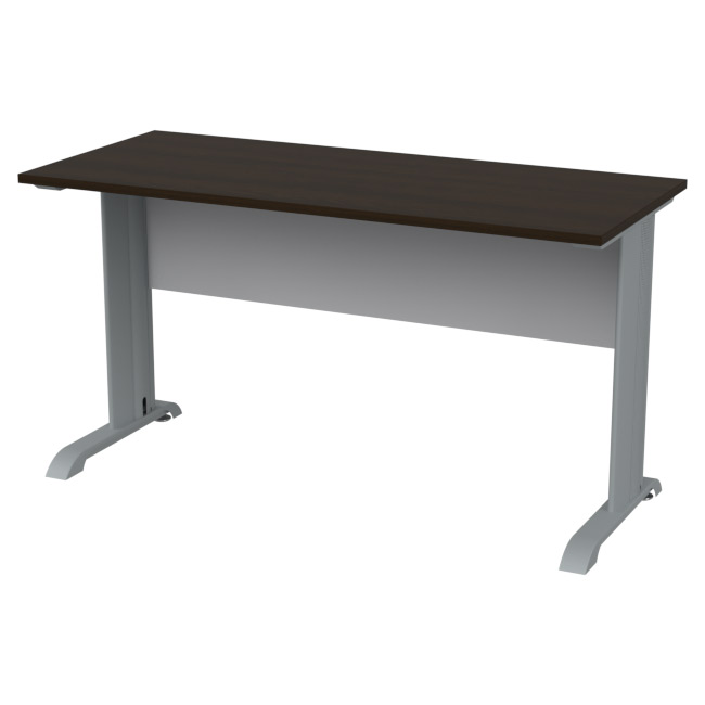 Стол на металлокаркасе СМ-42 цвет Венге+Серый