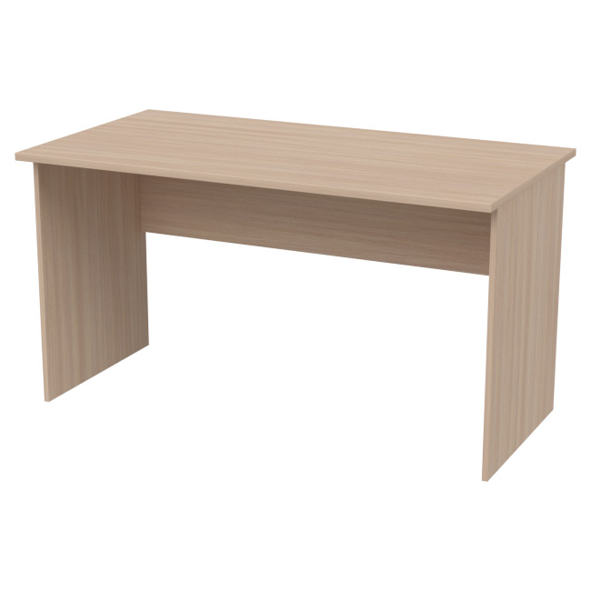 Офисный стол СТ-48 цвет Дуб Молочный 140/73/76 см