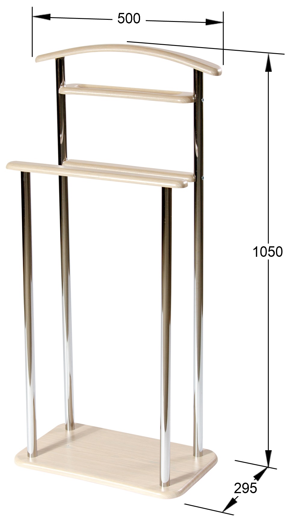 Вешалка костюмная Элдридж дуб беленый