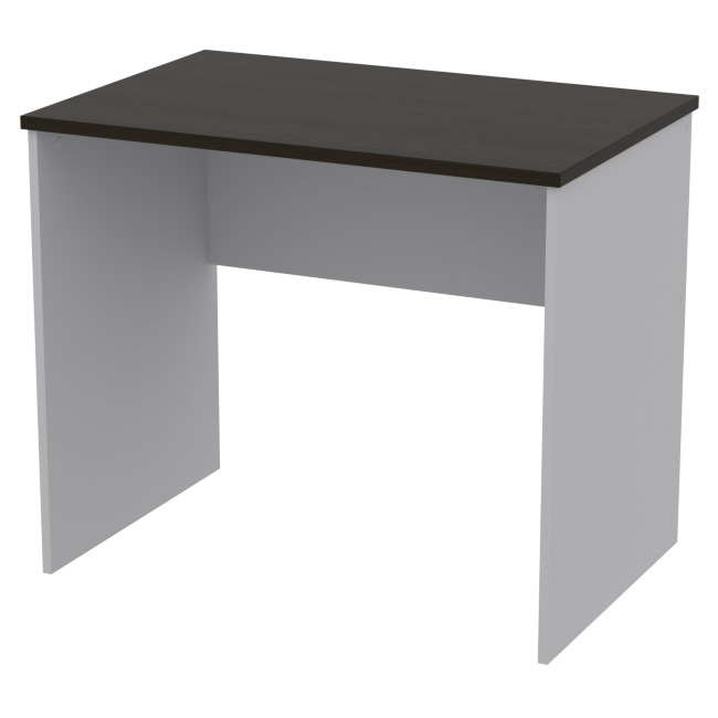 Офисный стол СТ-41 цвет серый+венге 90/60/76 см