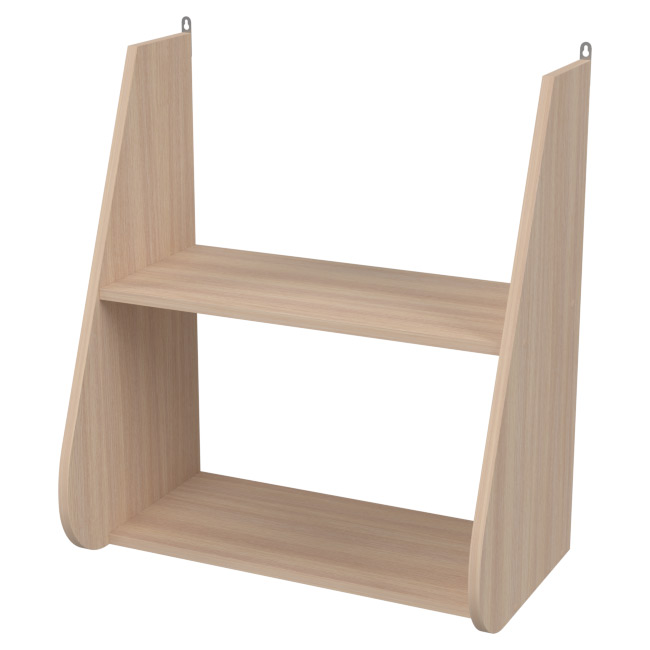 Навесная полка ПП-55 цвет Дуб Молочный 62/37/70 см