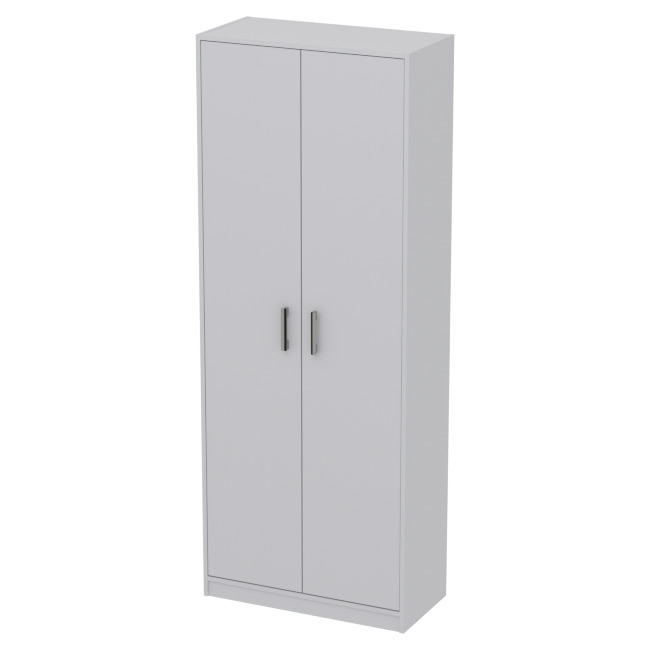 Офисный шкаф для одежды ШО-52+С-17МВ цвет Серый 77/37/200 см