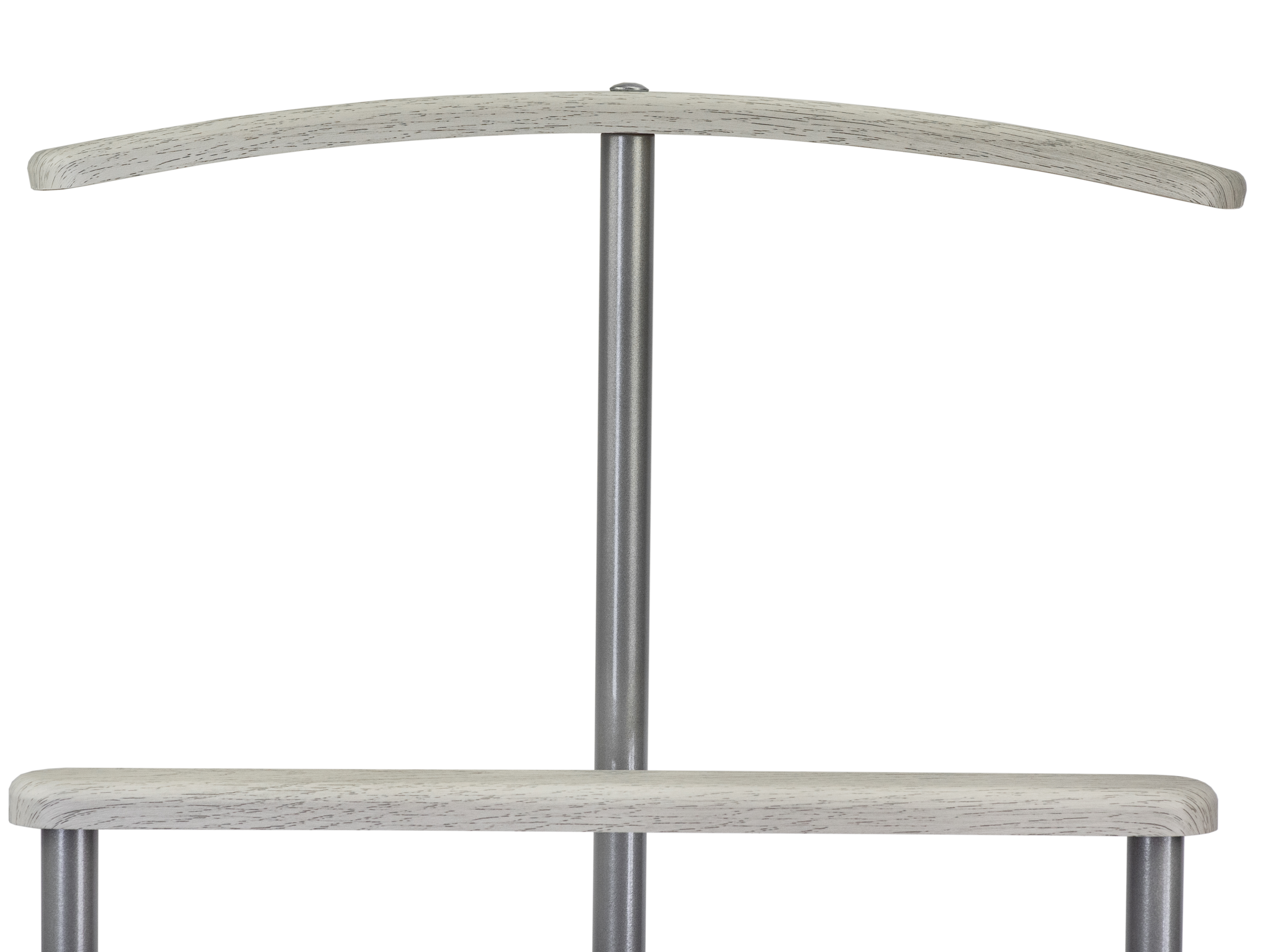 Вешалка костюмная Дэви 1 металлик/дуб дымчатый