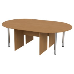 Стол для переговоров составной 236/146/76 Бук Бавария