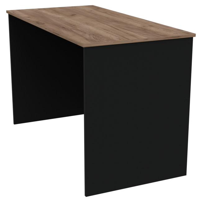 Стол офисный СТЦ-3 цвет Черный + Дуб Крафт 120/60/75,4 см