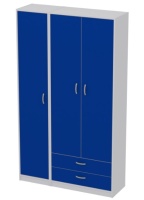 Шкафы для одежды Серый + Синий