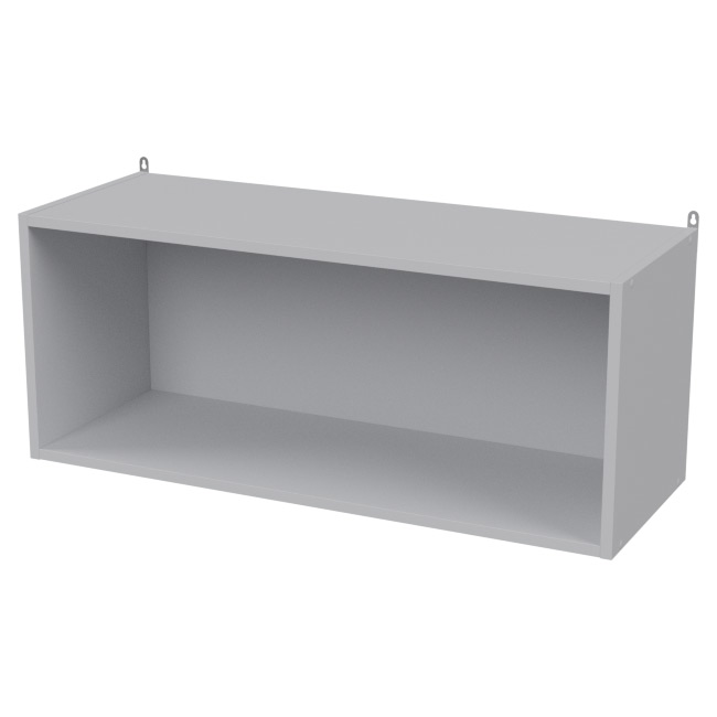 Навесная полка ПП-57 цвет Серый 90/33/37 см
