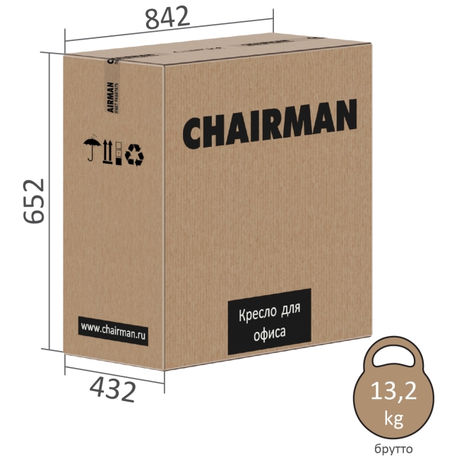 Конференц кресло CHAIRMAN 919V LT бежевое