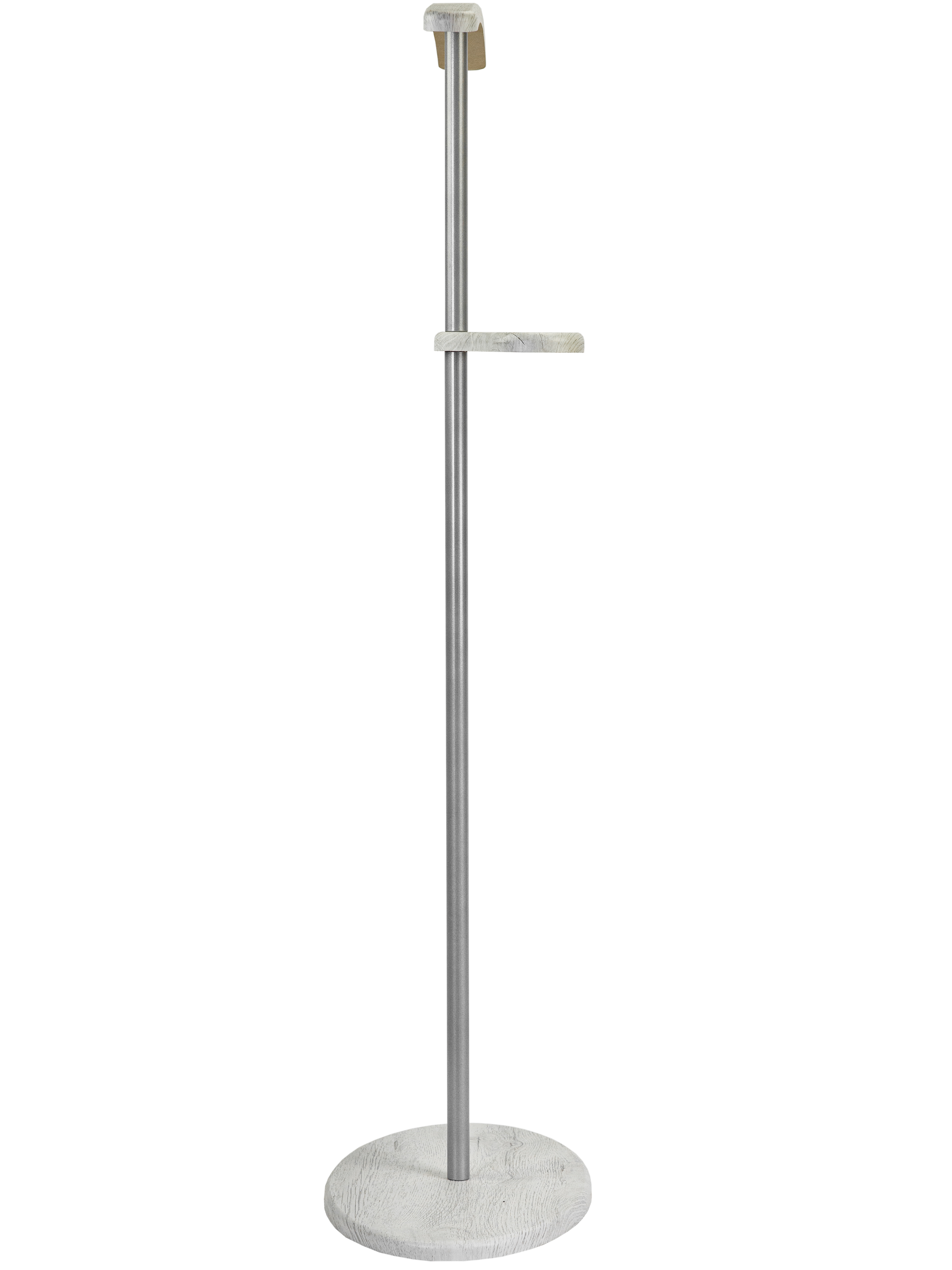 Вешалка костюмная Дэви 3 металлик/дуб дымчатый