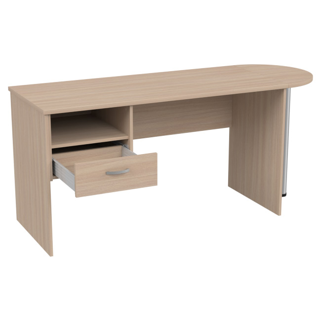 Стол с приставкой КП-1 цвет Дуб Молочный