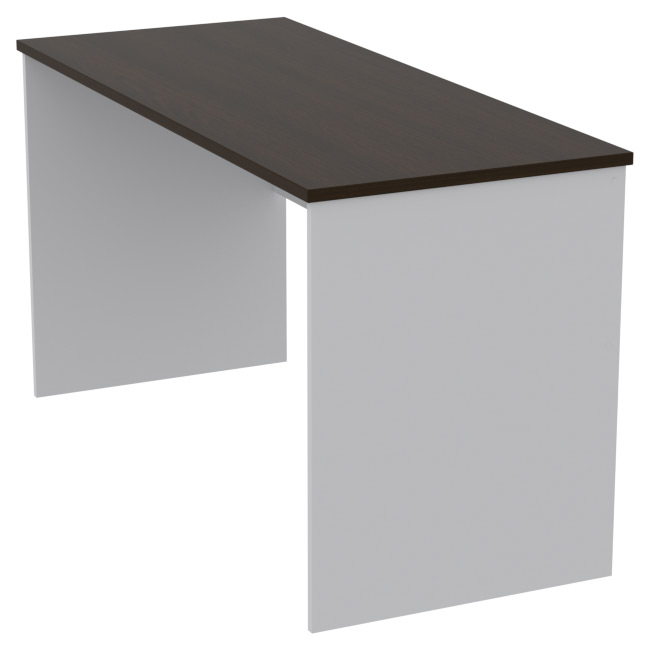 Офисный стол СТ-42 цвет Серый+Венге 140/60/76 см