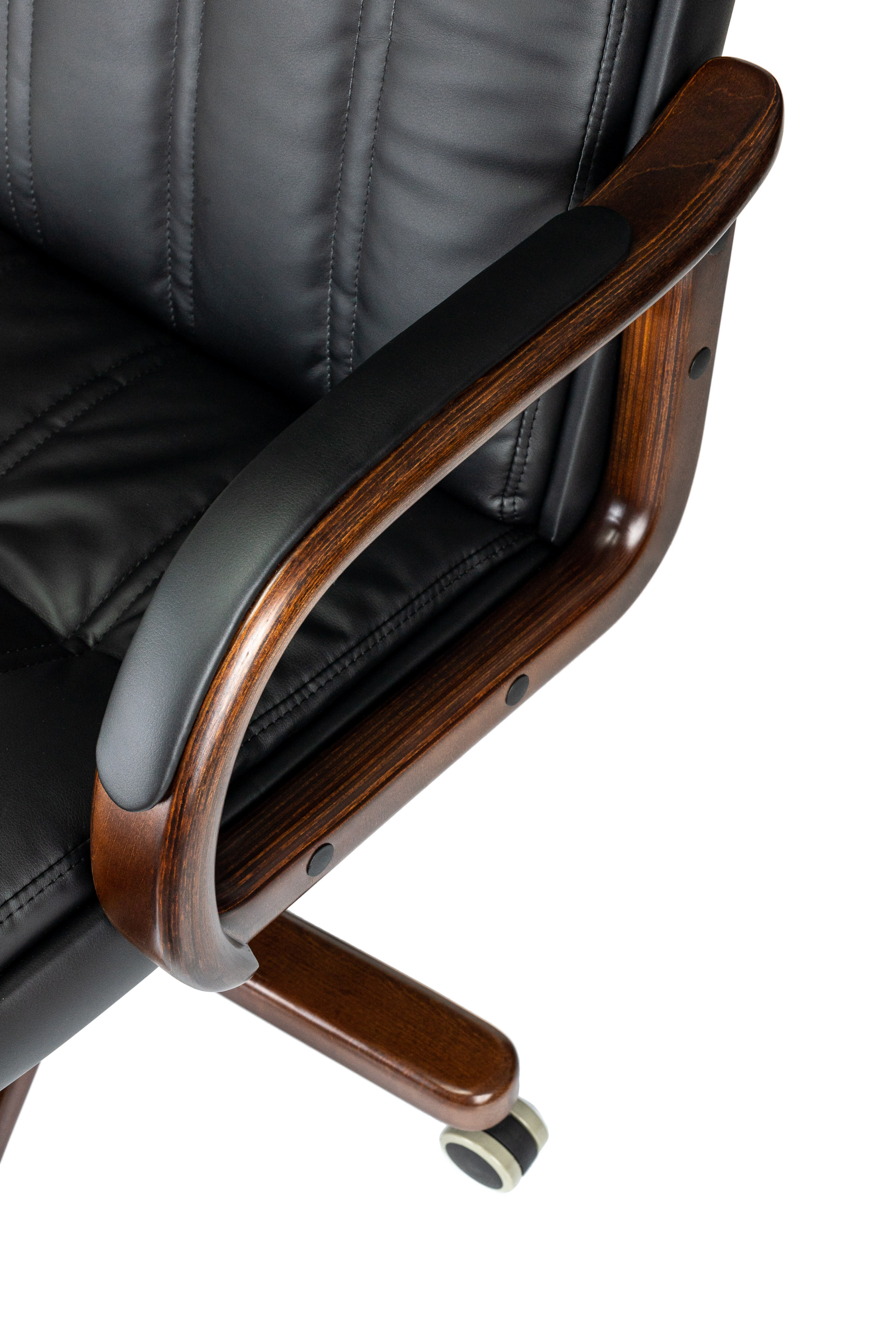 Кресло руководителя Бюрократ T-9932WALNUT/ECO-B