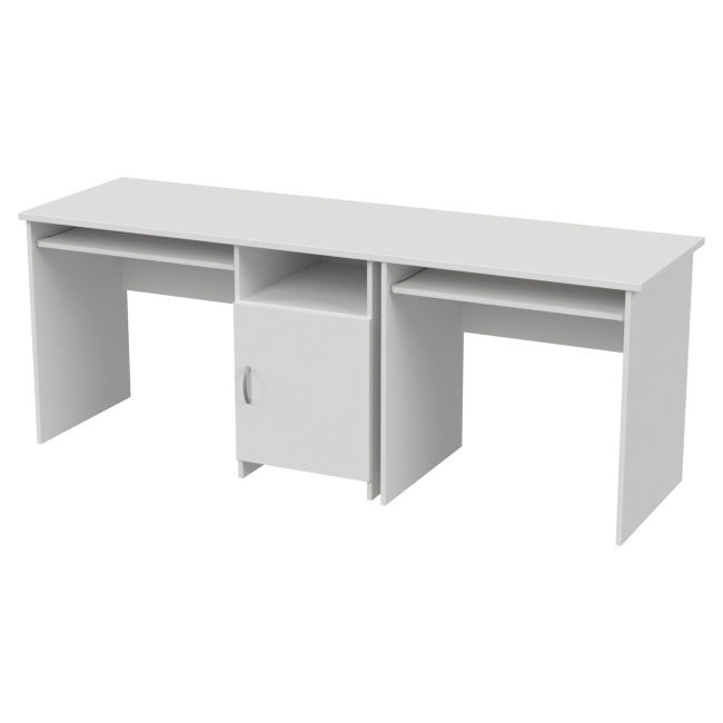 Офисный стол СК-21+СК-27 цвет Белый