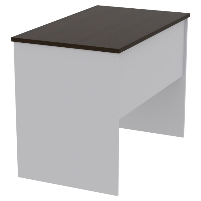 Офисный стол СТ-45 цвет Серый+Венге 100/60/76 см