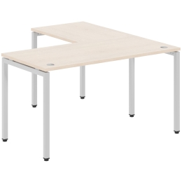 Стол офисный угловой XTEN-S XSCT 1415 Алюминий Бук Тиара