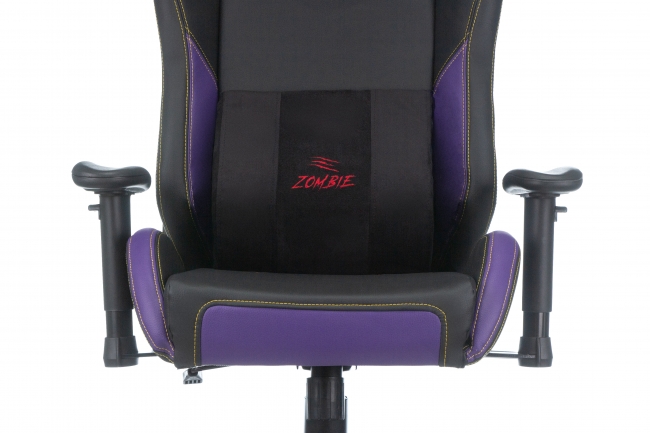 Кресло игровое Zombie HERO JOKER PRO черный/фиолетовый
