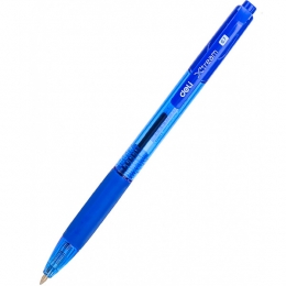 Ручка шариковая Deli EQ02330 автомат синие чернила