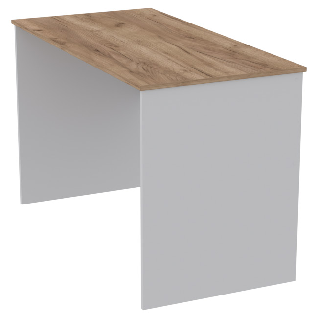 Офисный стол СТ-3 цвет Серый+Дуб Крафт 120/60/75,4 см