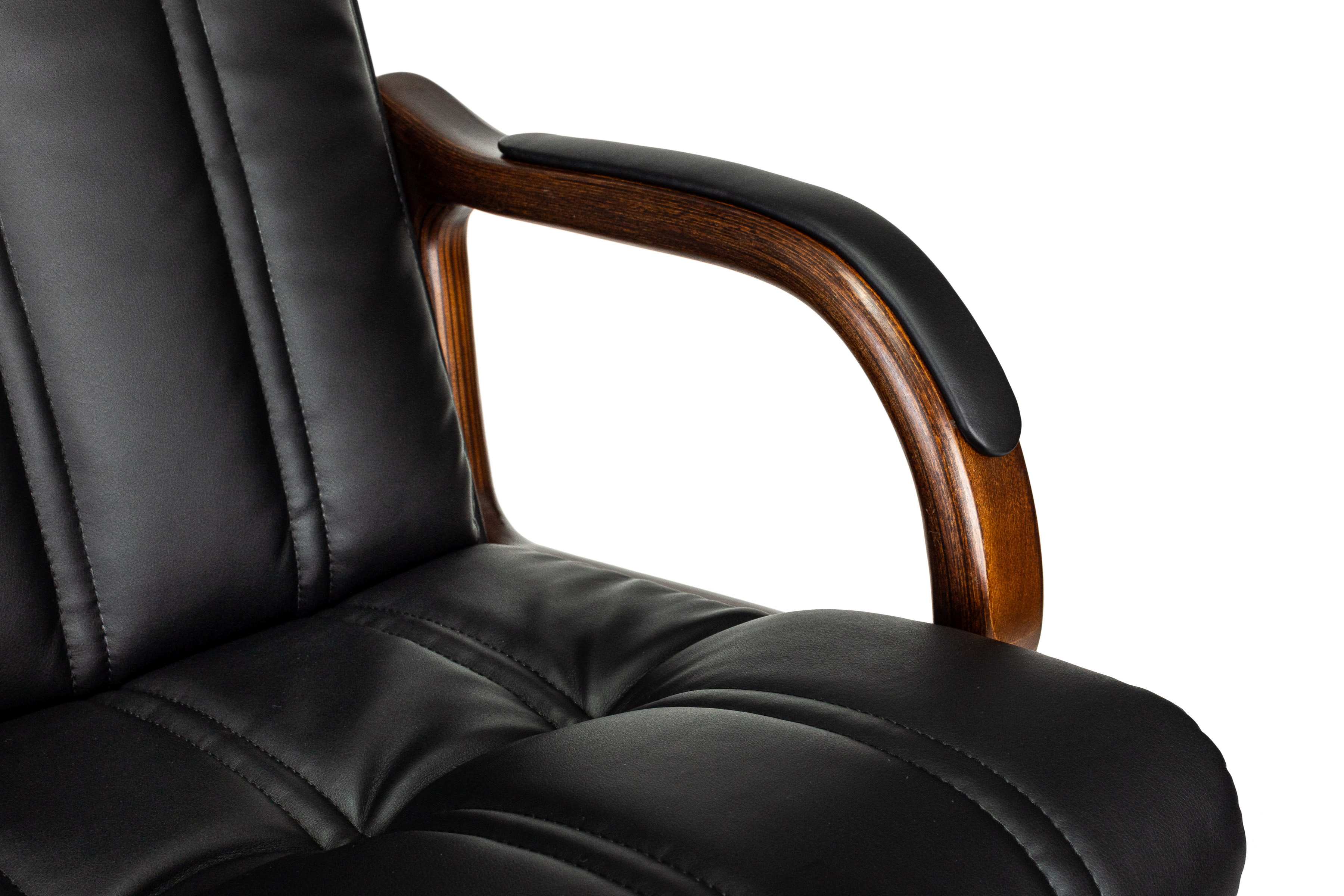 Кресло руководителя Бюрократ T-9932WALNUT/ECO-B