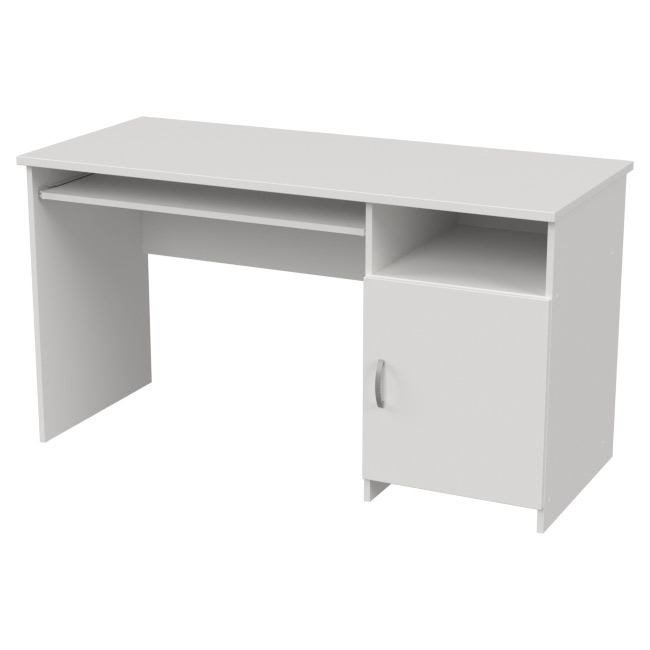 Компьютерный стол белого цвета СК-22 140/60/76 см