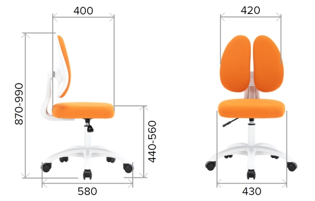 Кресло Everprof Kids 103 Ткань Розовый
