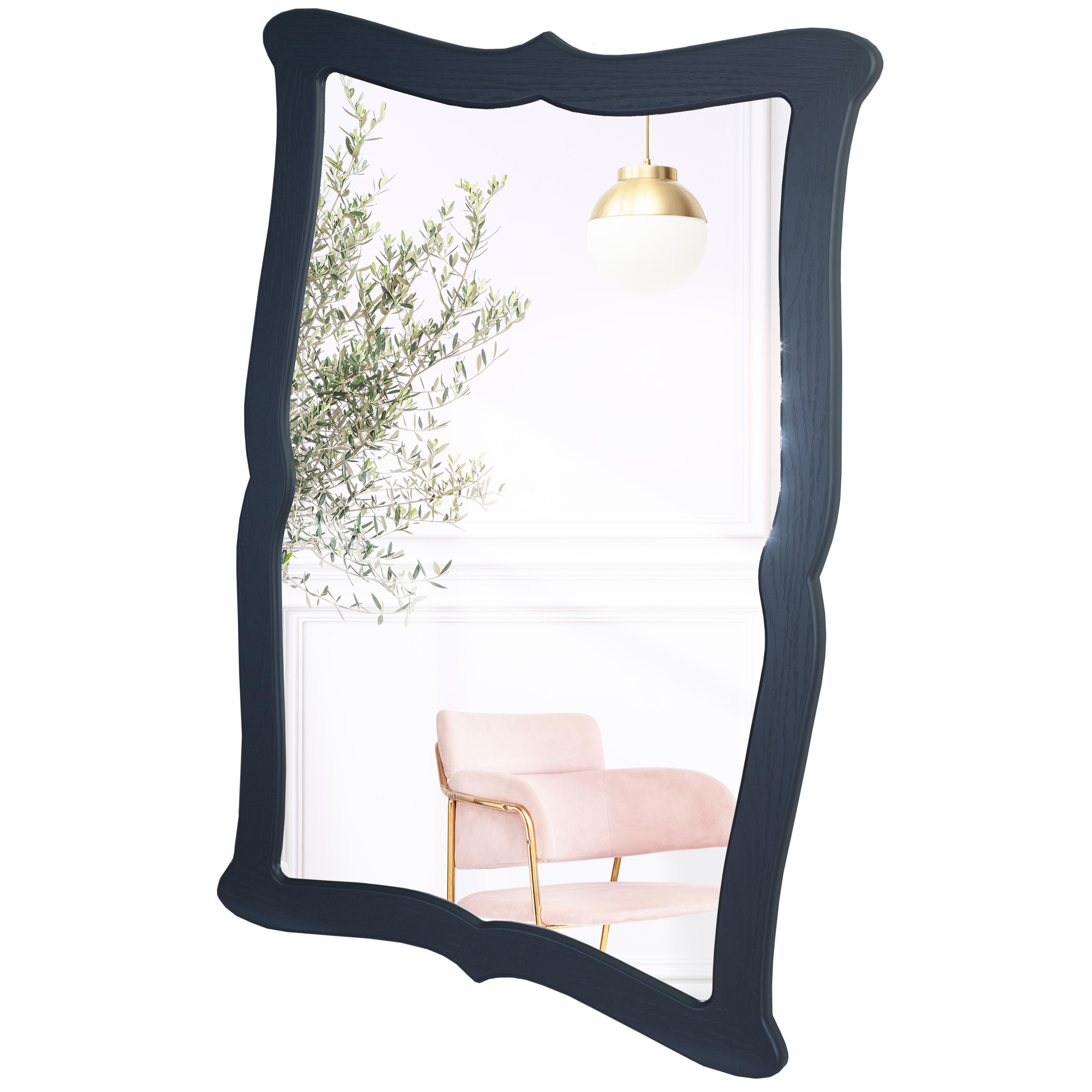 Зеркало навесное Берже 23 серый графит