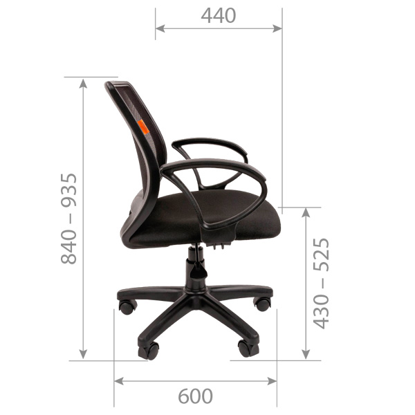 Компьютерное кресло CHAIRMAN 699 Черное