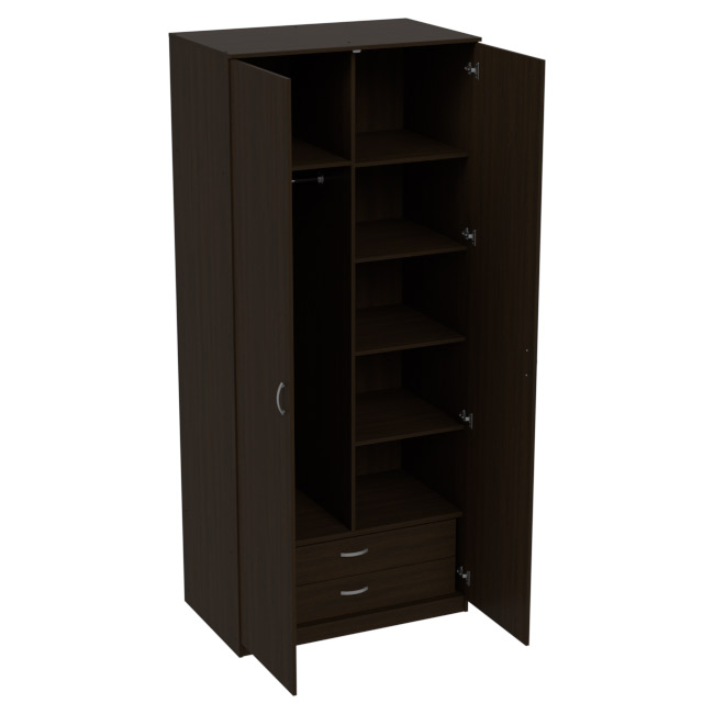 Шкаф для одежды ШО-63 цвет Венге 102/63/235 см