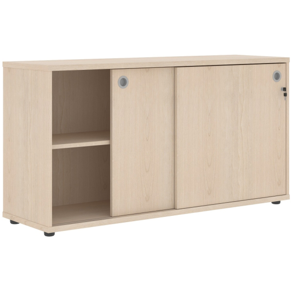 Шкаф со слайд дверьми XTEN XLC 1443 Бук Тиара 140/43/75 см