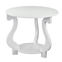 Стол журнальный Грация М ЛАЙТ белый