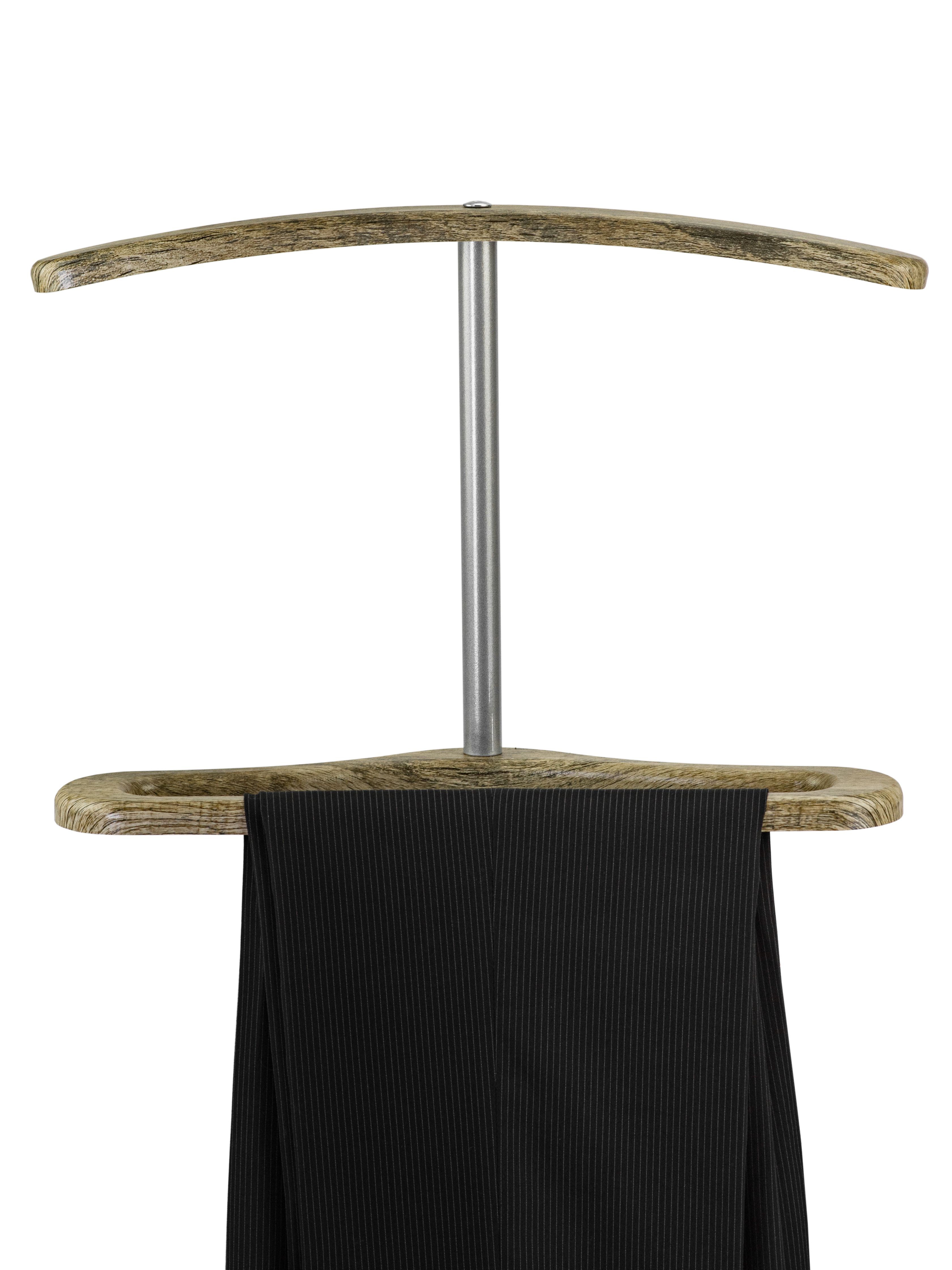 Вешалка костюмная Дэви 3 металлик/дуб крымский состаренный