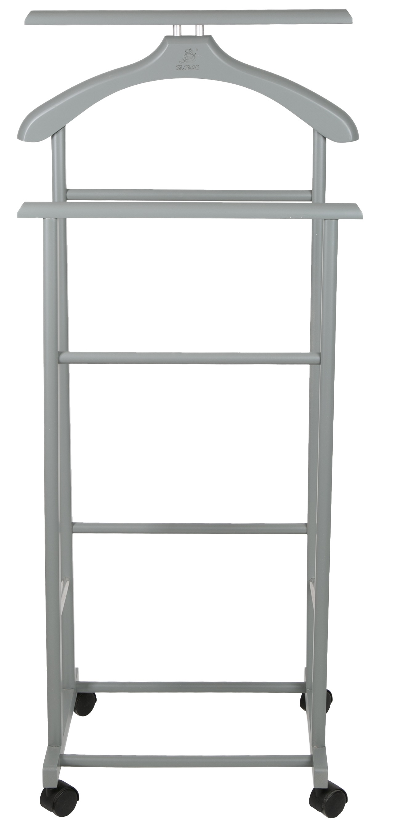 Вешалка костюмная на колесах В 22Н серый