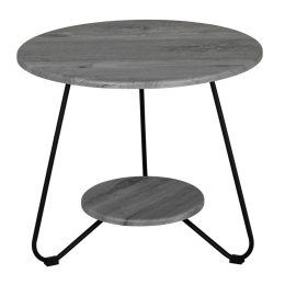 Стол журнальный BeautyStyle 38 орех гикори grey/черный