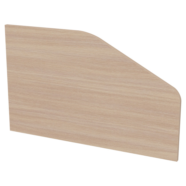 Перегородка для столов Э-39 цвет Дуб Молочный 73/25-45 см