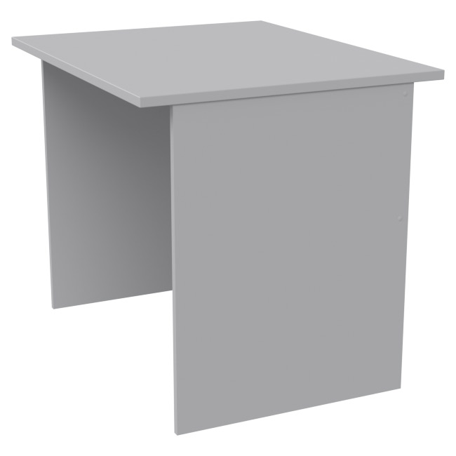 Офисный стол СТ-8 цвет Серый 90/73/76 см