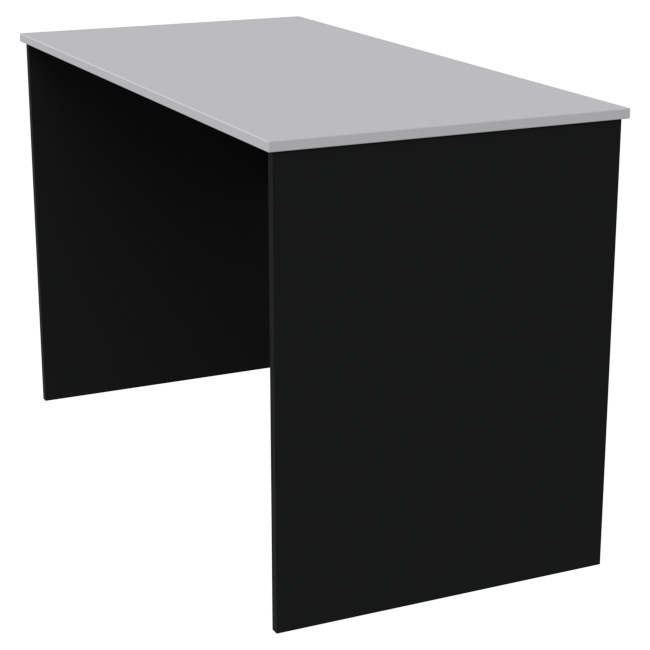 Стол СТ-3 цвет Черный + Серый 120/60/75,4 см