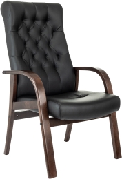 Кресло Бюрократ T-9928WALNUT-CF/B