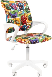Кресло детское CHAIRMAN KIDS 103 LT Белый монстры