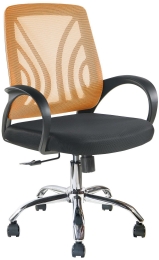 Офисное кресло RIVA 8099 E Оранжевое