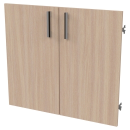 Двери низкие ДВ-39+С-17МВ Дуб молочный 73/1,6/65,8