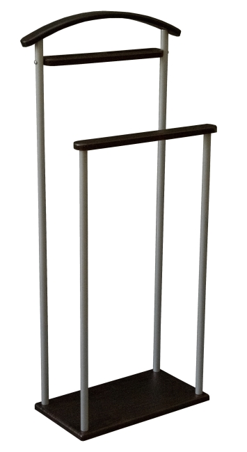 Вешалка костюмная Верис 4 металлик/венге