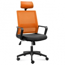 Офисное кресло эконом Бит Оранжевый
